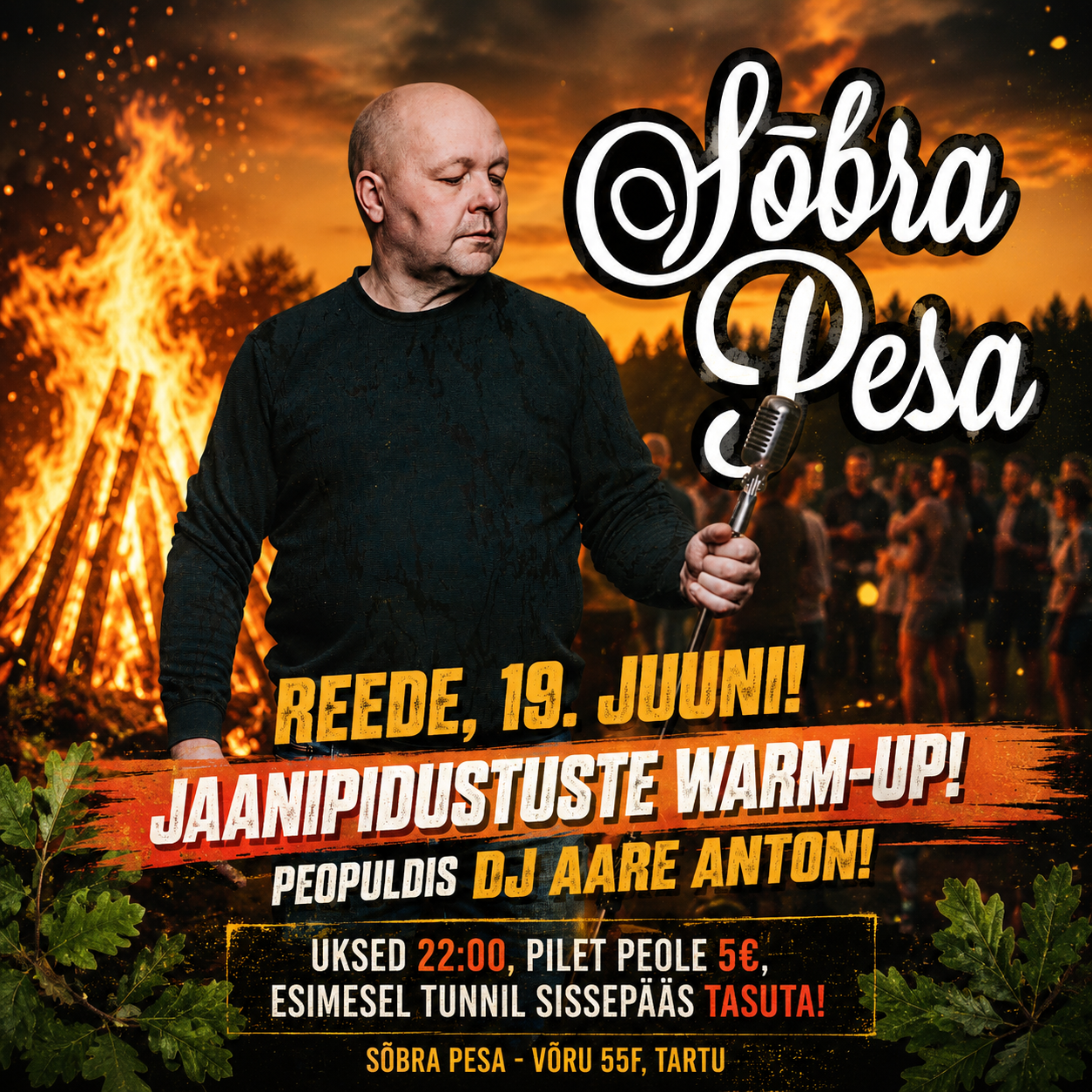REEDE 19 JUUNI JAANIPÄEVAPIDUSTUSTE WARM-UP DJ AARE ANTON REEDE 19 JUUNI JAANIPÄEVAPIDUSTUSTE WARM-UP DJ AARE ANTON